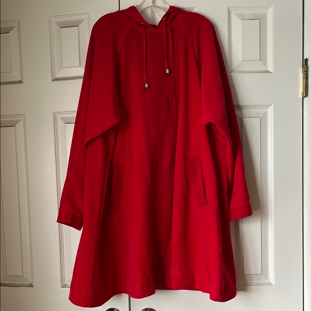 Vintage packable hooded jacket